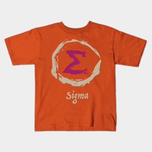 Greek Sigma Kids T-Shirt